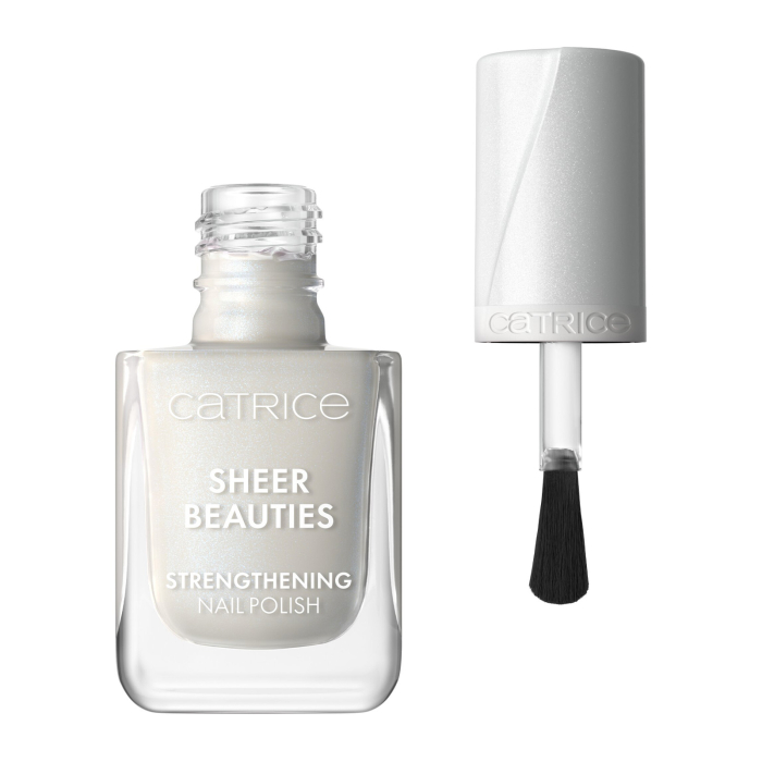 Lac de unghii Sheer Beauties Strengthening, Catrice  010 - Milky Not Guilty, 10.5 ml [2]