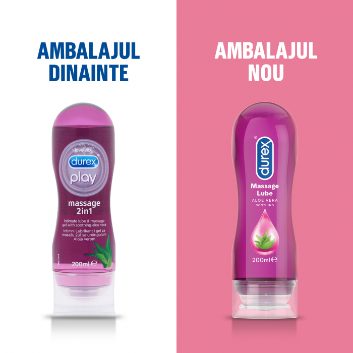Lubrifiant Play Massage 2 in 1 200 ml, Durex [2]