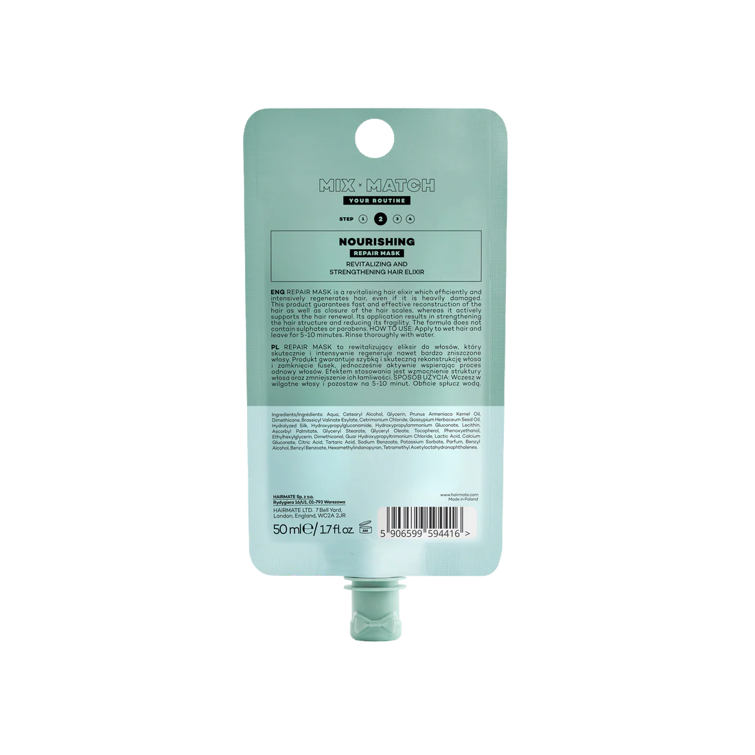 REPAIR MASCA regeneranta pentru par, HAIRMATE, 50ml [2]