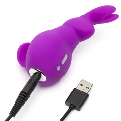 Mini Ears Rechargeable Clitoral Vibrator (Purple), Happy Rabbit [4]