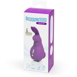Mini Ears Rechargeable Clitoral Vibrator (Purple), Happy Rabbit [5]