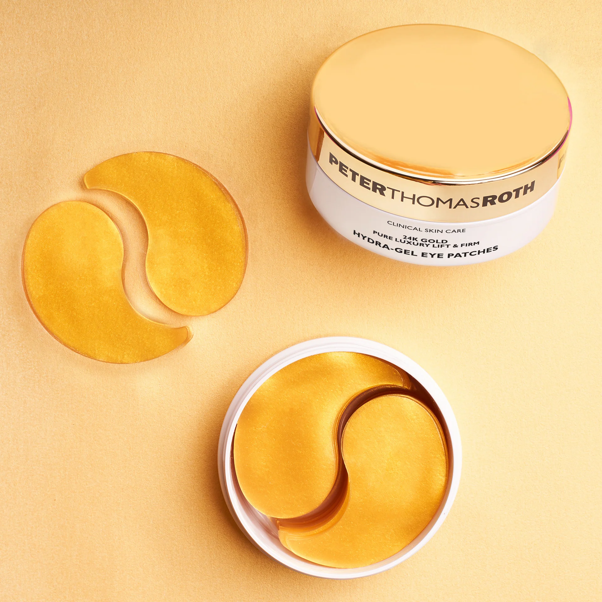 Patchuri cu gel pentru conturul ochilor 24K Gold Firming, 60 bucati, Peter Thomas Roth [3]