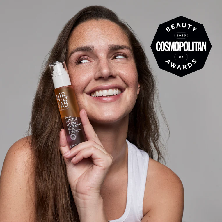 Peptide Fix Mist 2-in-1 cu peptide 4% SPF 50 TONE + TOP UP, 75 ml, NIP+FAB [2]