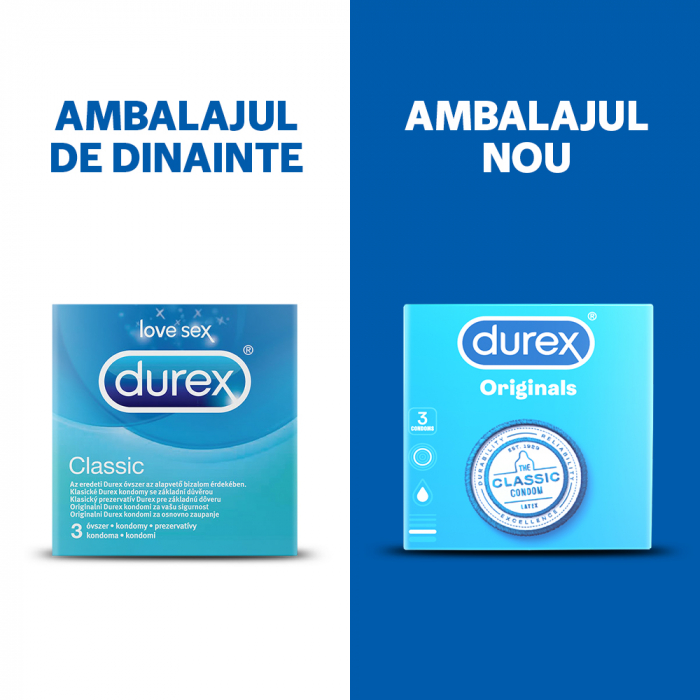 Prezervative Classic, 3 buc, Durex [2]