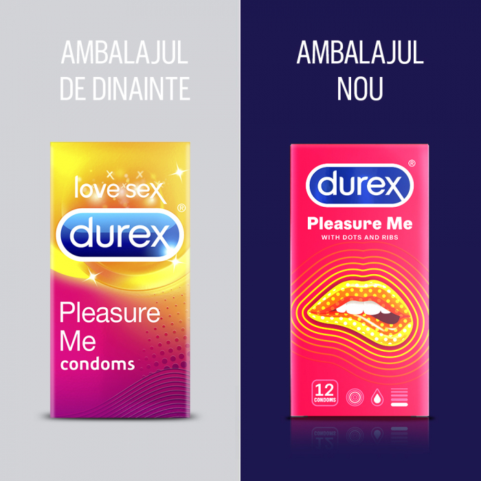 Prezervative Emoji Pleasure Me 12 buc, Durex [2]