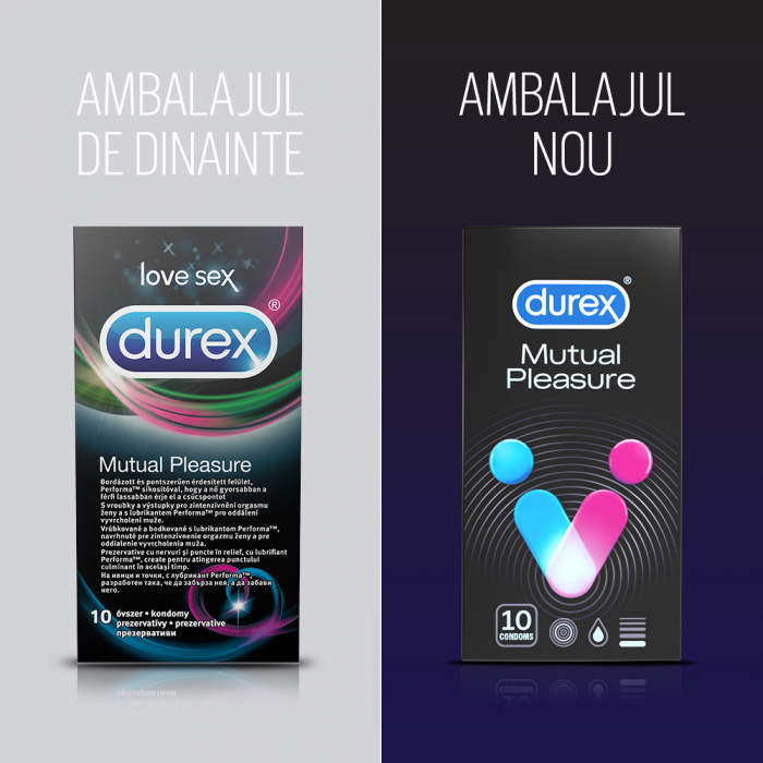 Prezervative Mutual Pleasure 10 bucati, Durex [2]