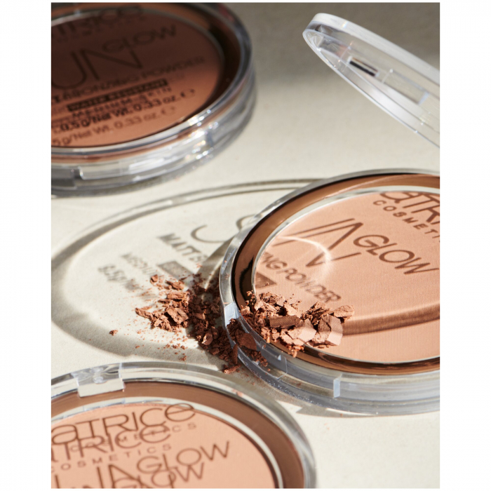 Pudra bronzanta pentru fata Catrice Sun Glow Matt Bronzing Powder 035, 9.5 g [4]