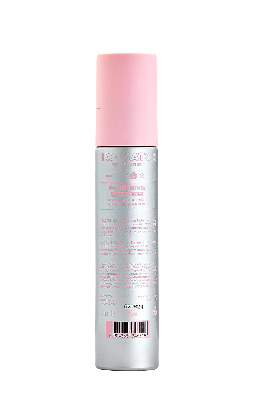 SACRUM SERUM rapid si eficient pentru par cu porozitate scazuta, HAIRMATE, 50ml [2]