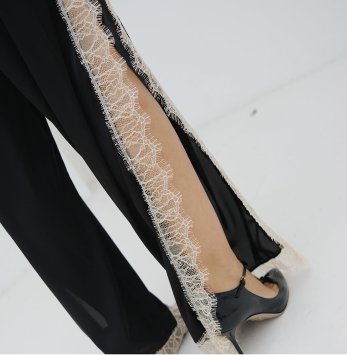 Salopetă din mătase Luna neagră, XS, Noblesse Oblige [4]