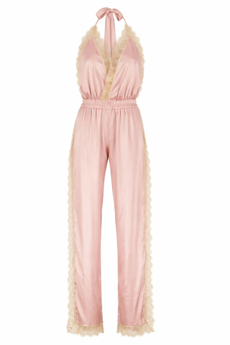 Salopetă din mătase Luna roz Pal, Noblesse Oblige [2]