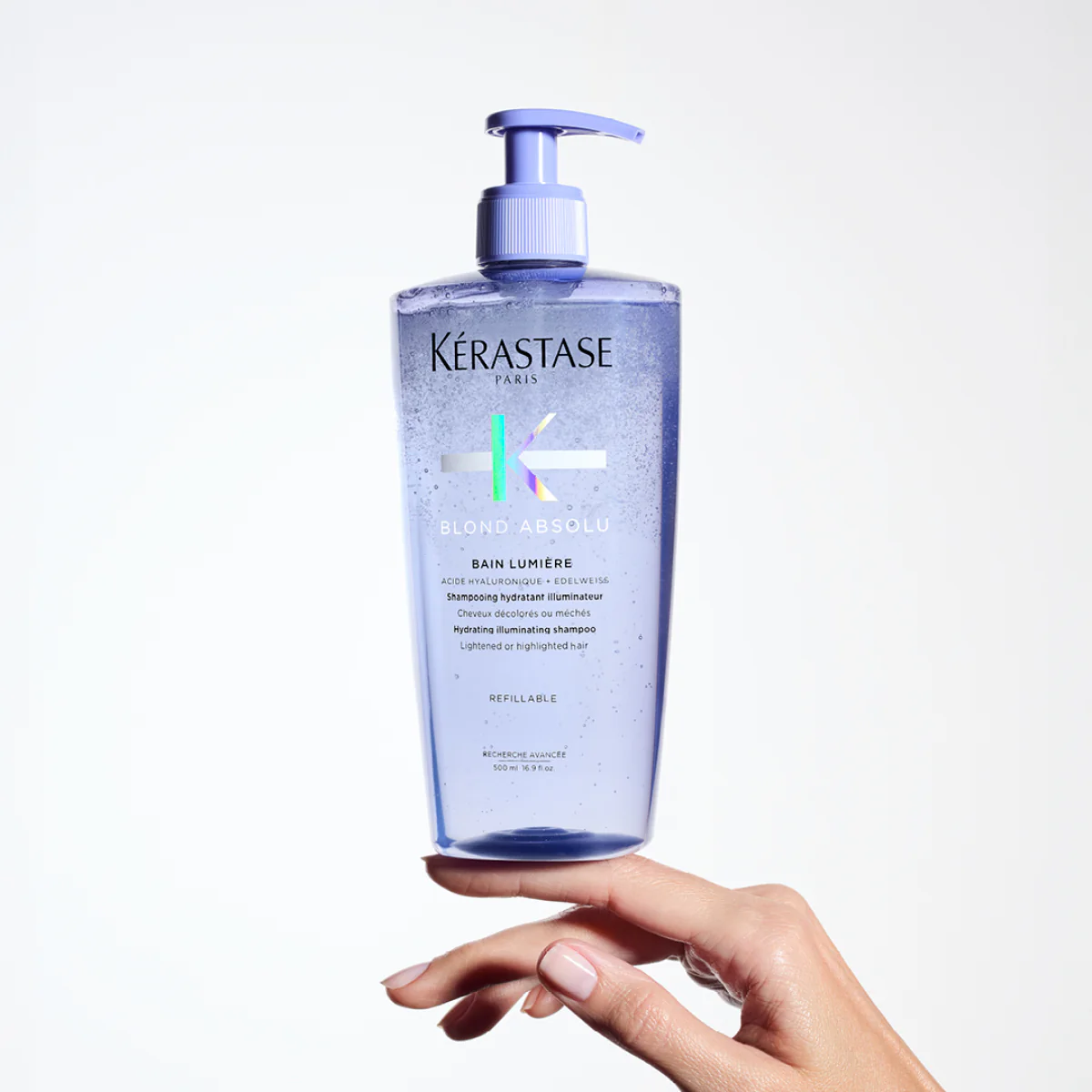 Sampon hidratant iluminator pentru par blond Kerastase BLOND ABSOLU Bain Lumiere, 500ml [2]