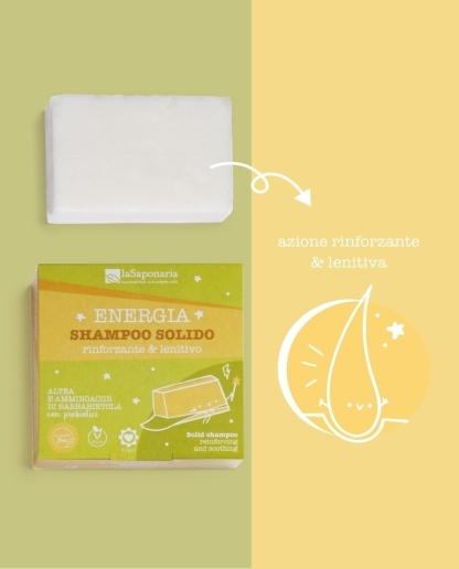 Sampon solid pentru par normal si uscat, 50 g [3]