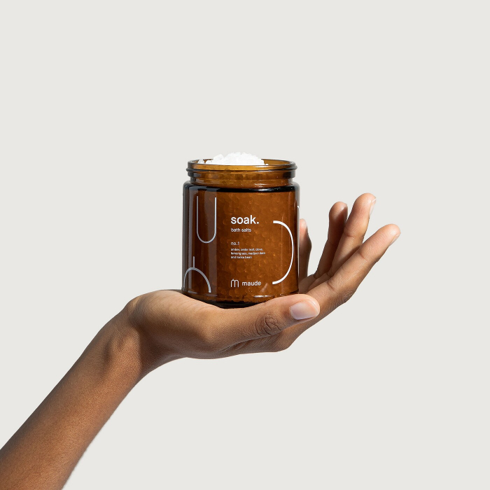 Sare de baie hranitoare Soak no. 1 (ambra, cedru si lemongrass), 226.8 g [3]