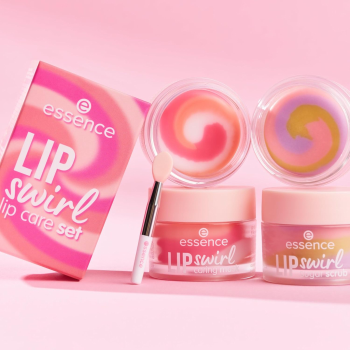 Set penrtu ingrijirea buzelor swirl, essence, 01 - Swirl Me Maybe?!, 1 buc [3]