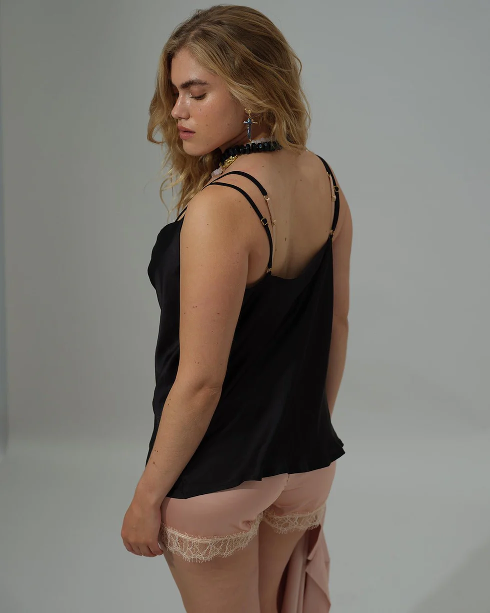 Top din mătase Luna negru, Noblesse Oblige [7]