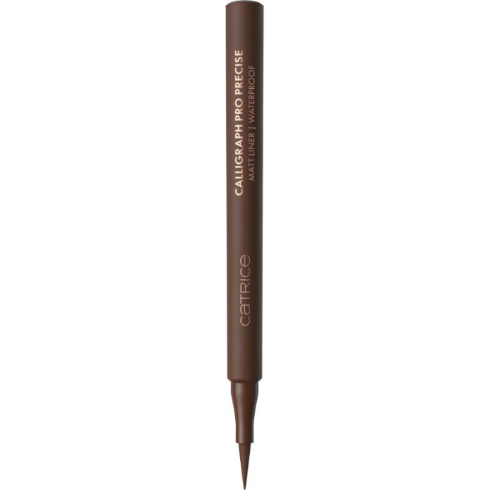 Tuș de ochi rezistent la apă Calligraph Pro Precise Matt - 020 Espresso Brown, Catrice [2]