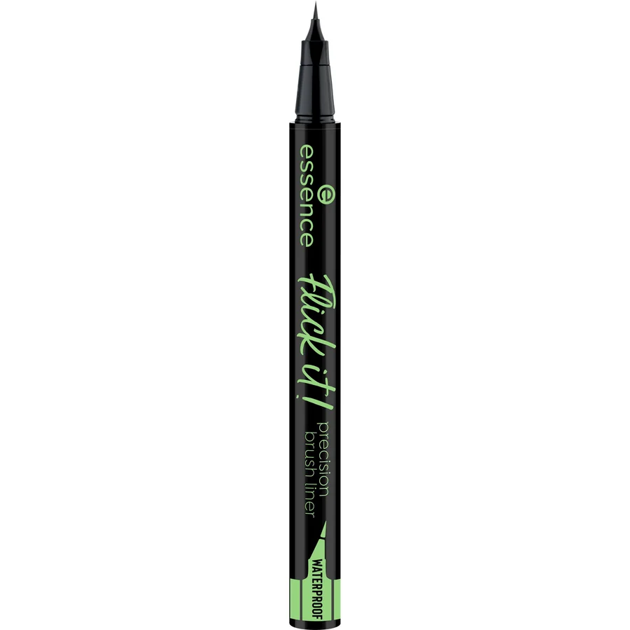 Tuș de ochi tip pensulă rezistent la apă Flick it! - 01 Black, essence [2]