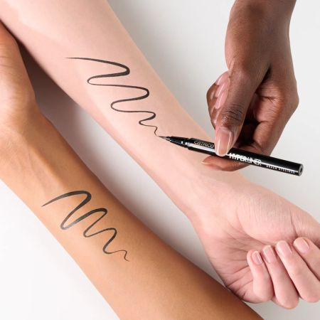 Tuș pentru ochi Hyper Liner Brush Eyeliner 010 - Classic Black, Catrice [4]