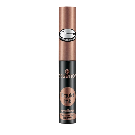 Tus pentru ochi rezistent la apa Essence liquid ink eyeliner waterproof brown 02, 3 ml [1]