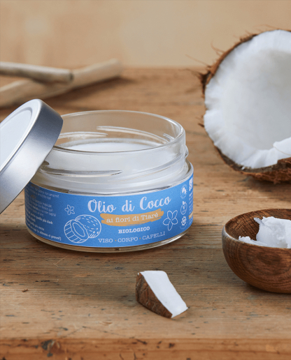 Ulei organic pur de cocos cu flori de tiare, 150 ml [3]