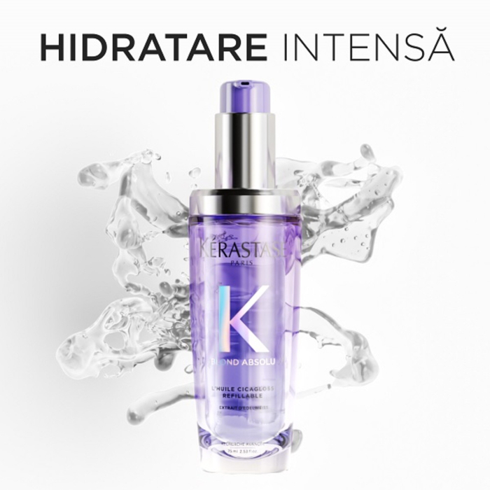 Ulei reincarcabil pentru par  Kerastase BLOND ABSOLU L'Huile Blond 75ml [3]