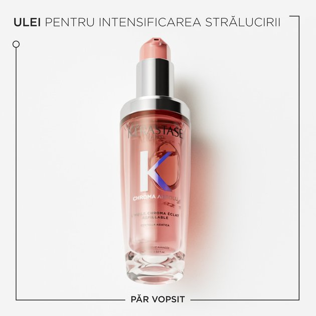 Ulei reincarcabil pentru parul vopsit Kerastase CHROMA ABSOLU L'Huile Eclat, 75ml [2]