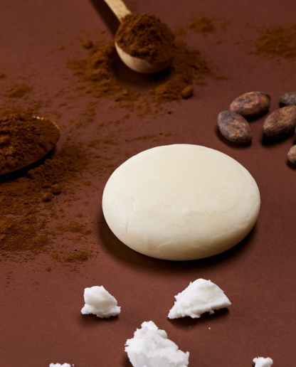 Unt solid pentru maini si corp Coccola cu unt de shea si cacao, 80 ml [2]