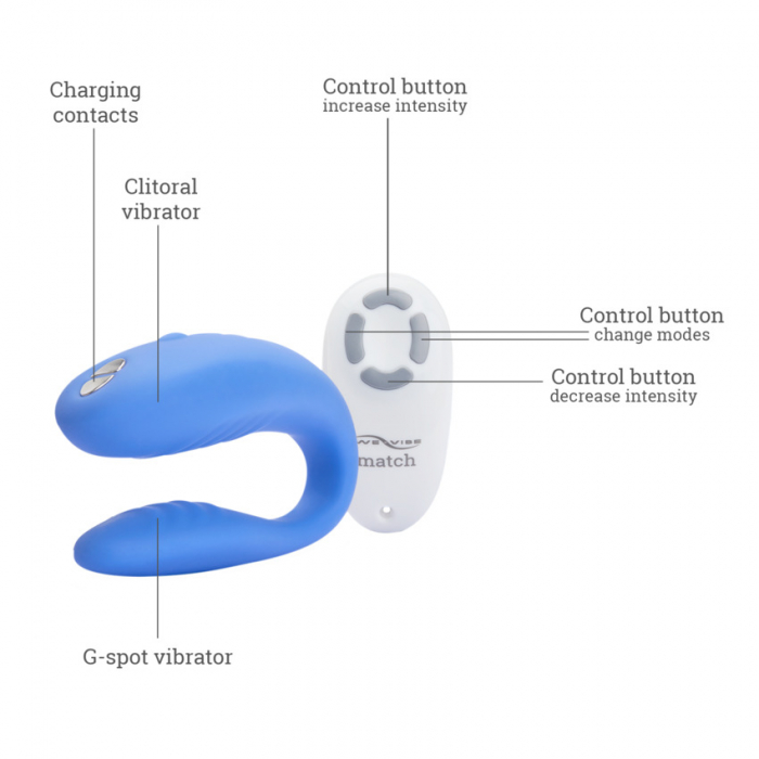 Vibrator de cuplu cu telecomanda, Match, We-Vibe [8]
