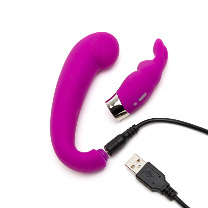Vibrator G-Spot Clitoral Curve Mini Vibe Happy Rabbit, Mov [3]