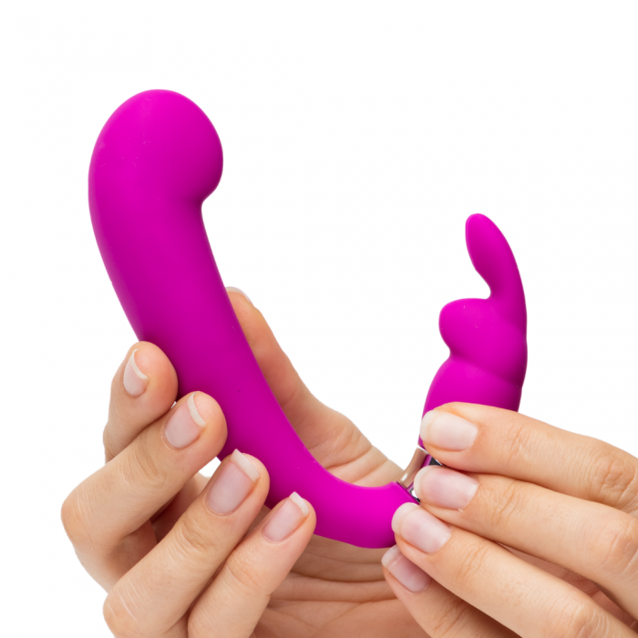 Vibrator G-Spot Clitoral Curve Mini Vibe Happy Rabbit, Mov [4]