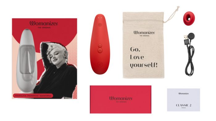 Vibrator Marilyn Monroe Classic 2, Rosu, Womanizer [4]