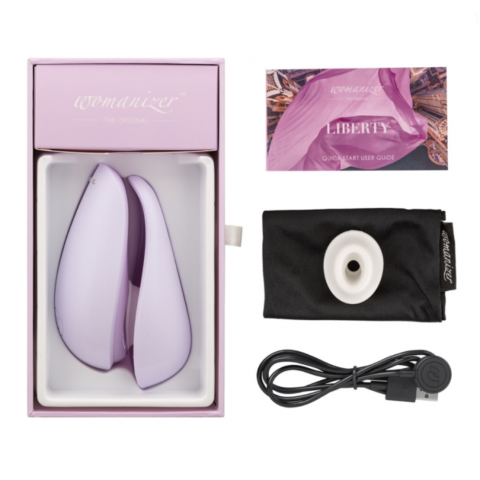 Vibrator pentru clitoris Liberty, Mov, Womanizer [8]