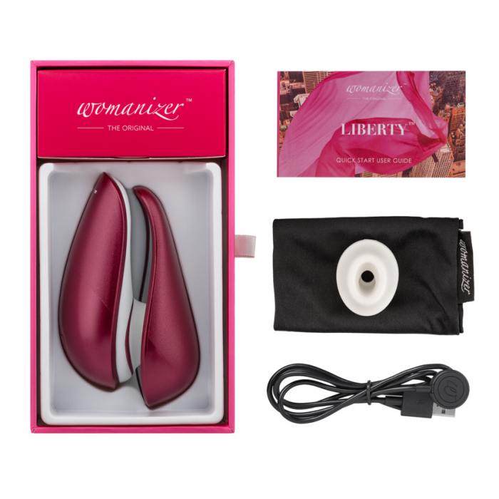 Vibrator pentru clitoris Liberty, Rosu, Womanizer [8]