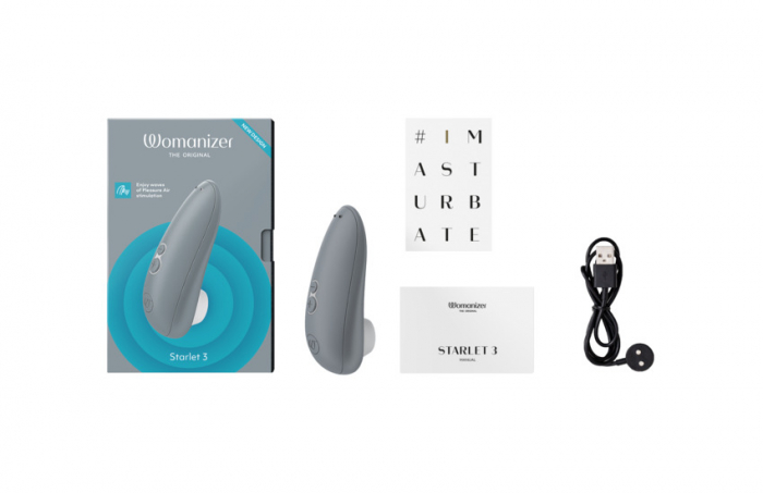 Vibrator pentru clitoris Starlet 3, Gri, Womanizer [7]