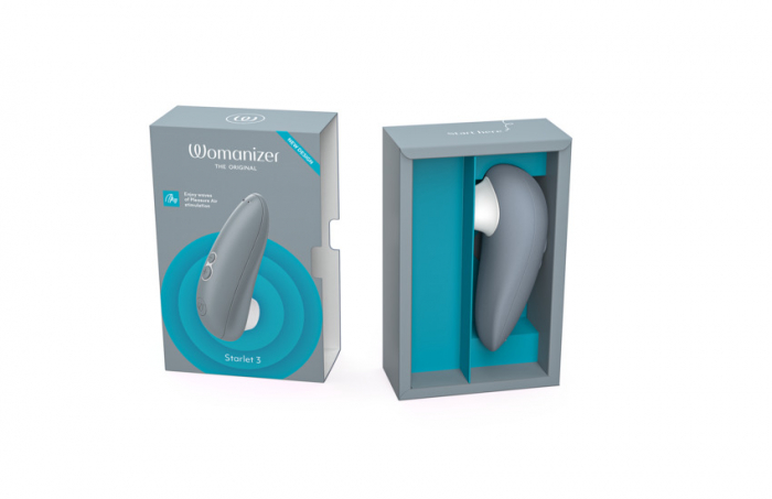 Vibrator pentru clitoris Starlet 3, Gri, Womanizer [6]