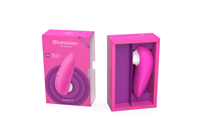 Vibrator pentru clitoris Starlet 3, Roz, Womanizer [6]