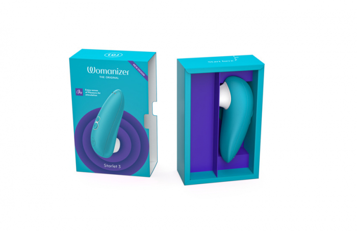 Vibrator pentru clitoris Starlet 3, Turcoaz, Womanizer [7]