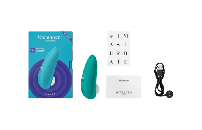 Vibrator pentru clitoris Starlet 3, Turcoaz, Womanizer [8]