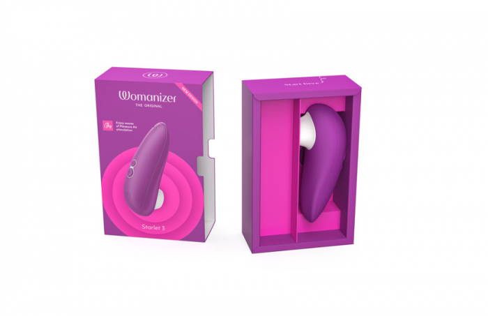 Vibrator pentru clitoris Starlet 3, Violet, Womanizer [5]