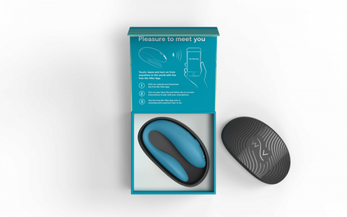 Vibrator pentru cuplu Sync Go, Turquoise, We-Vibe [9]