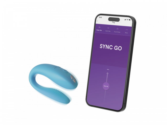 Vibrator pentru cuplu Sync Go, Turquoise, We-Vibe [6]