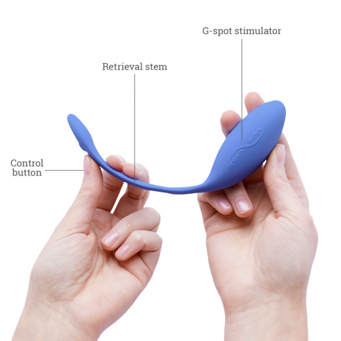 Vibrator purtabil cu Bluetooth Jive, Albastru, We-Vibe [8]