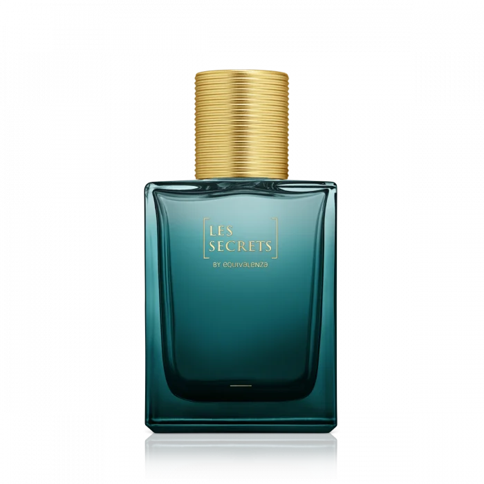 Equivalenza - 2.Sticla patrata albastra Les Secrets 50 ml + Capac auriu