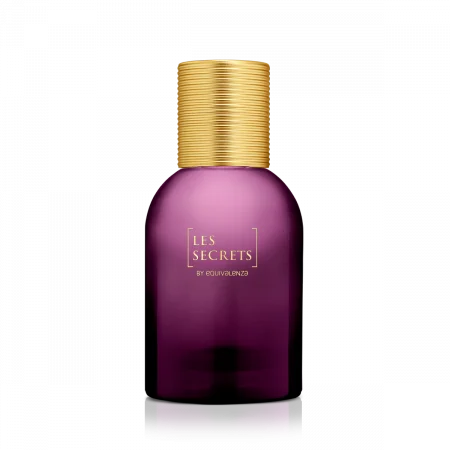Branduri - 5.Sticla rotunda mov Les Secrets 50 ml + Capac auriu