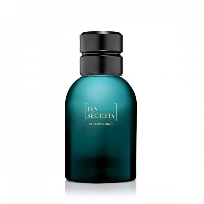 Equivalenza - 7.Sticla rotunda albastra Les Secrets 50 ml + Capac negru