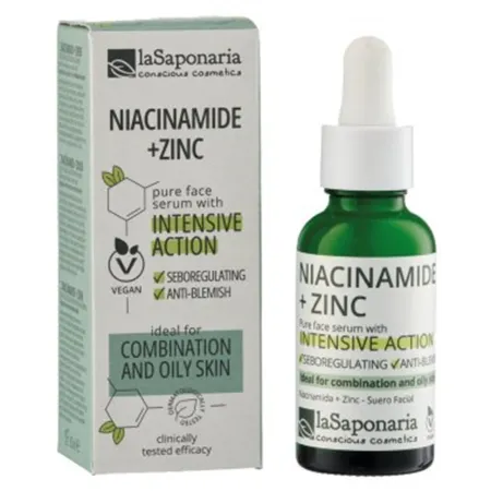Ten - Activ pur cu Niacinamide si Zinc 30 ml, La Saponaria