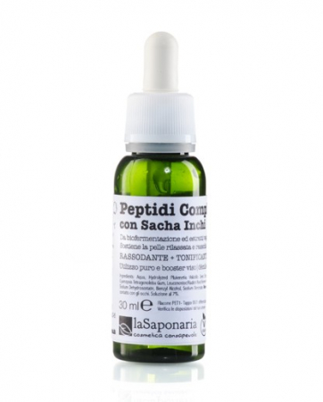 La Saponaria - Activ pur cu peptide complexe si Sasha Inchi, 30 ml