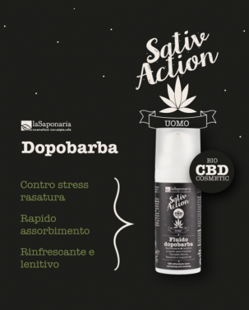 After shave balsam pentru barbati cu CBD, 50 ml [2]