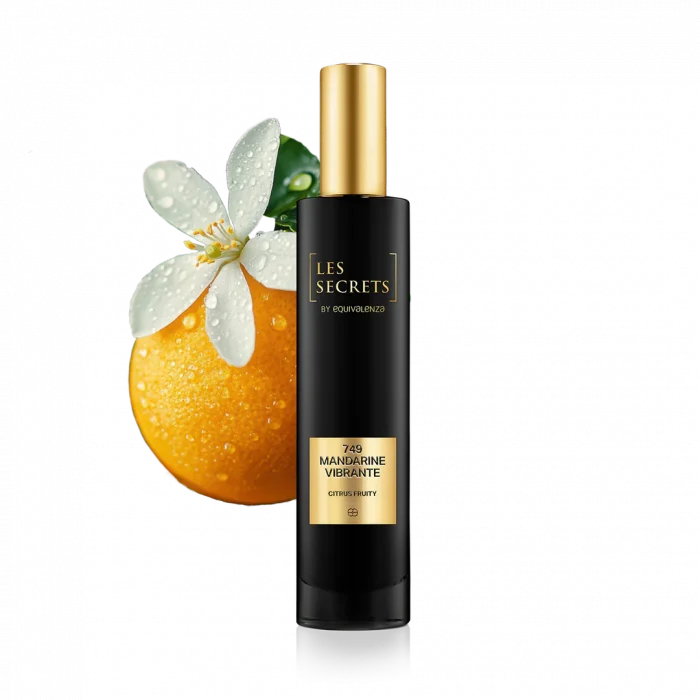 Parfumuri - Apa de Parfum Mandarine Vibrante 749 Les Secrets, Unisex, 50 ml, Equivalenza
