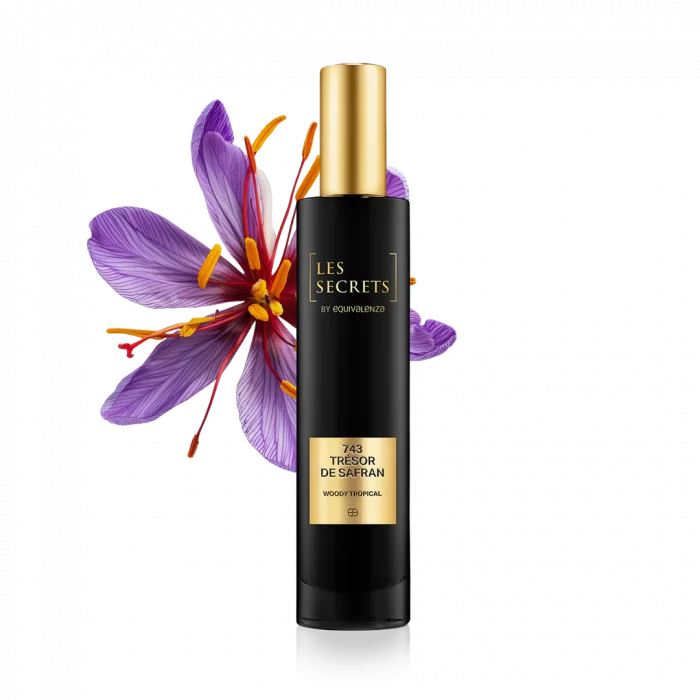 Equivalenza - Apa de Parfum Tresor de Safran 743 Les Secrets, Unisex, 100 ml, Equivalenza